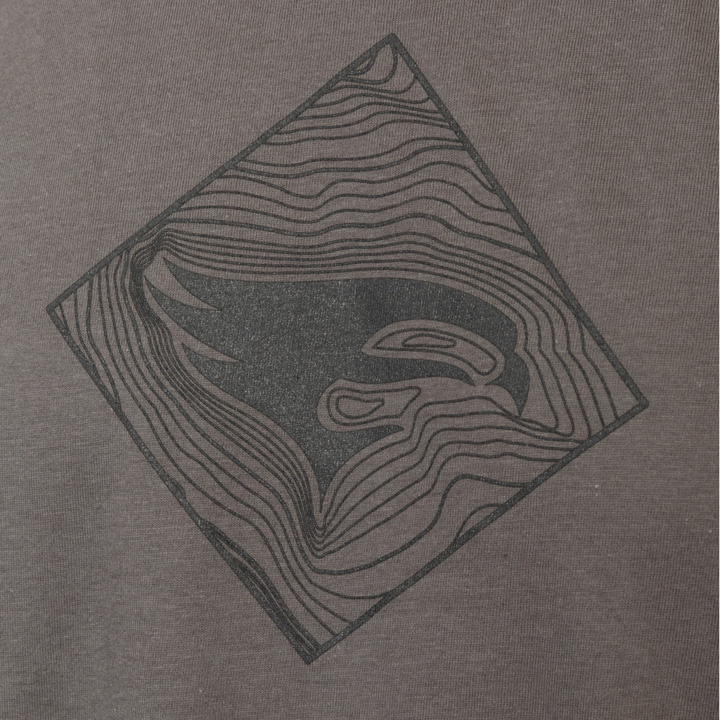 Elevation Hunt Topo Tee Grey Large - Image 4