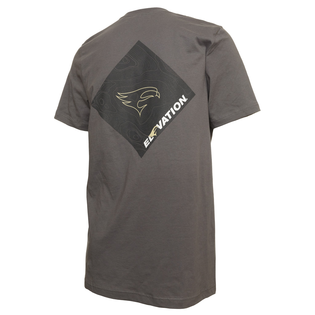 Elevation Hunt Topo Tee Grey Large - Image 2