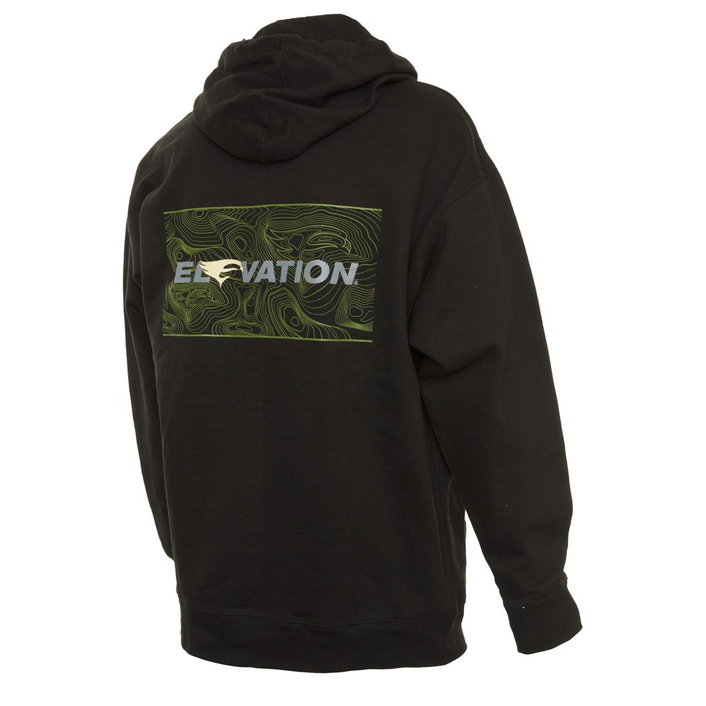 Elevation Hunt Topo Hoody Black Large - Image 3