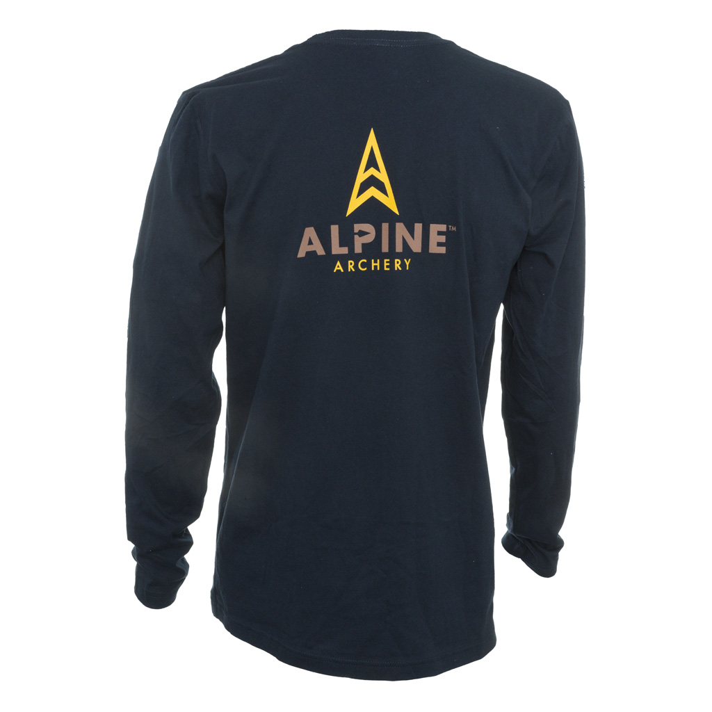 Alpine Long Sleeve Tee Navy 2x - Image 2