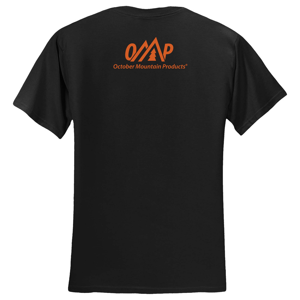 October Mountain Bucks Tee Black Large - Image 2