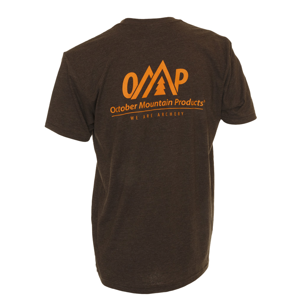 October Mountain Logo Tee Espresso Small - Image 2
