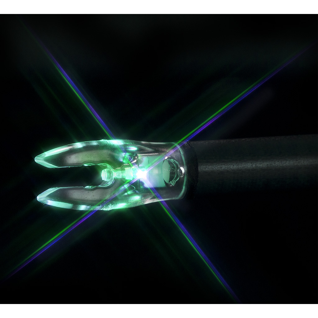 Nockturnal Fit Lighted Nocks Strobing Blue-green 3 Pk. - Image 2