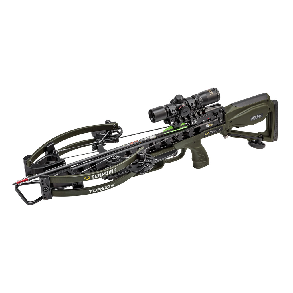 Tenpoint Turbo S1 Crossbow Package Acuslide Moss Green - Image 2