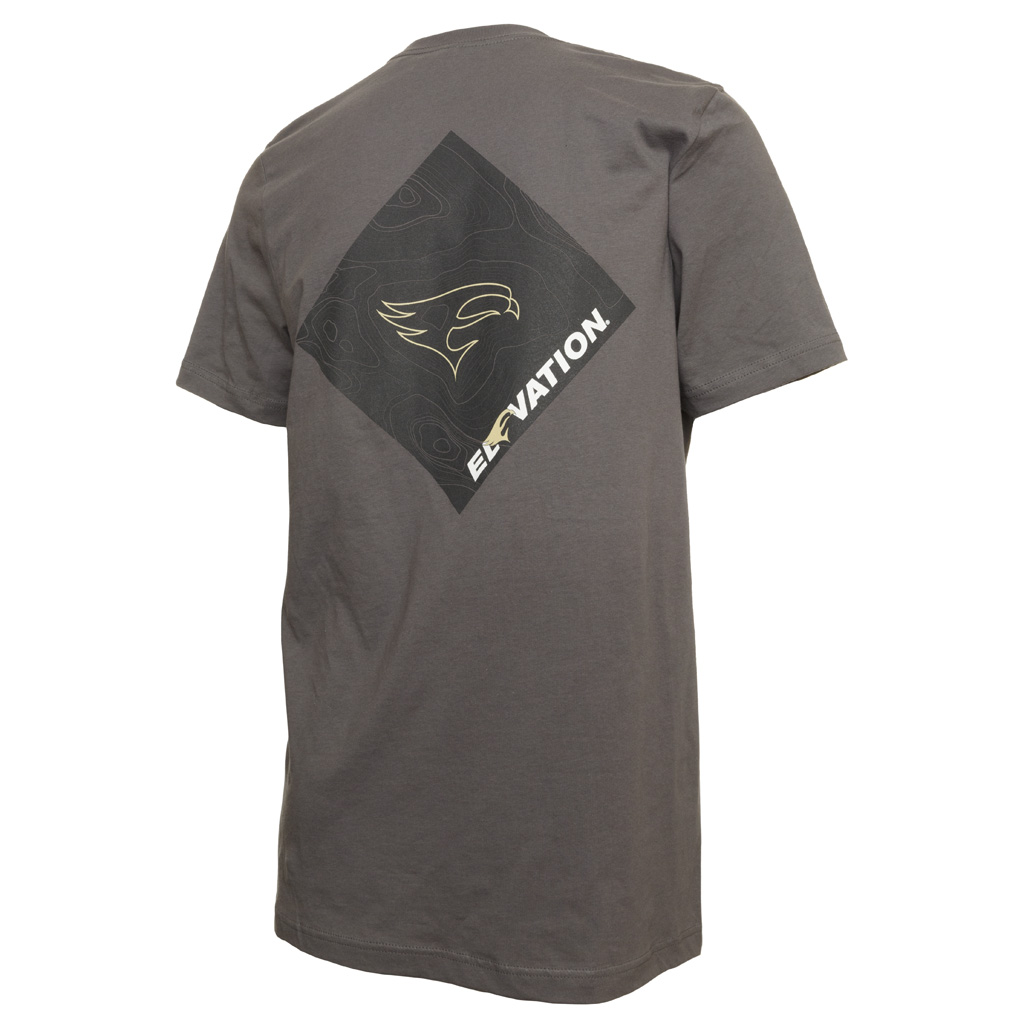 Elevation Topo Tee Grey Medium - Image 4
