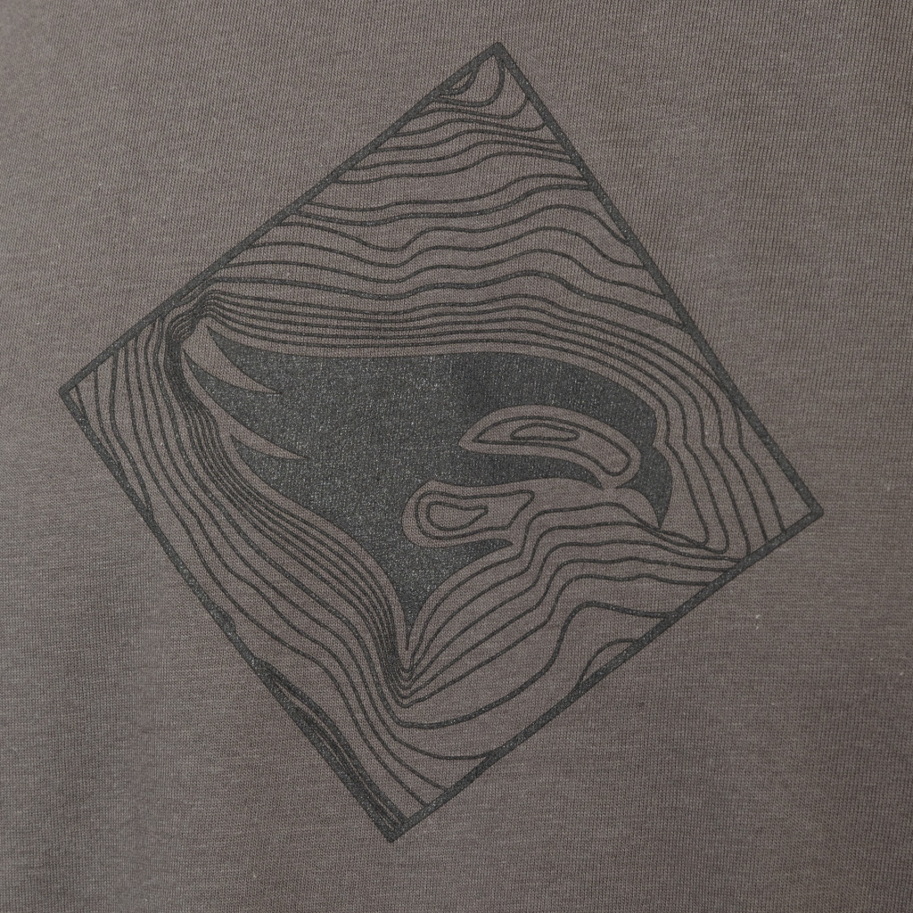 Elevation Topo Tee Grey Medium - Image 2