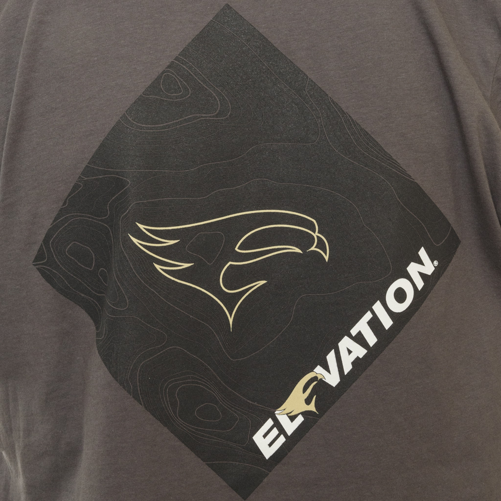 Elevation Topo Tee Grey Medium - Image 3