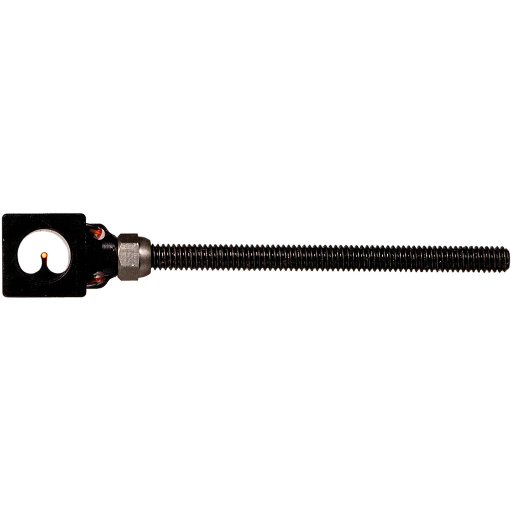 Axcel Curve Cube Scope 8mm Inside Dia. 8-32 Rod .019 Pin Rh Red Fiber - Image 2