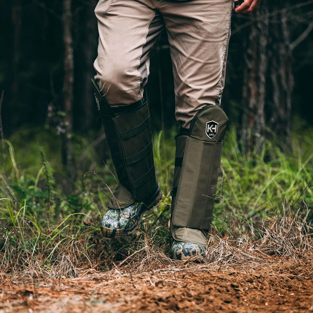 Knight And Hale Real Tree Snake Gaiters Od Green - Image 2