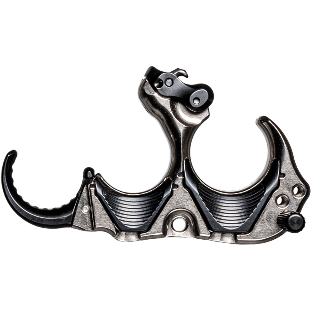 Tru Ball Aileron Hbc Flex Release Black-quick Silver Brass 3 Finger Medium - Image 2
