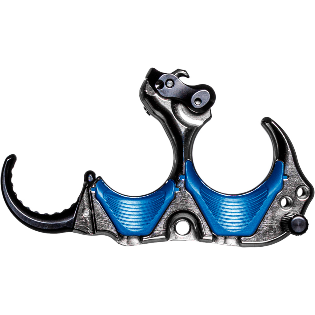 Tru Ball Aileron Hbc Flex Release Blue-quick Silver Brass 3 Finger Medium - Image 2
