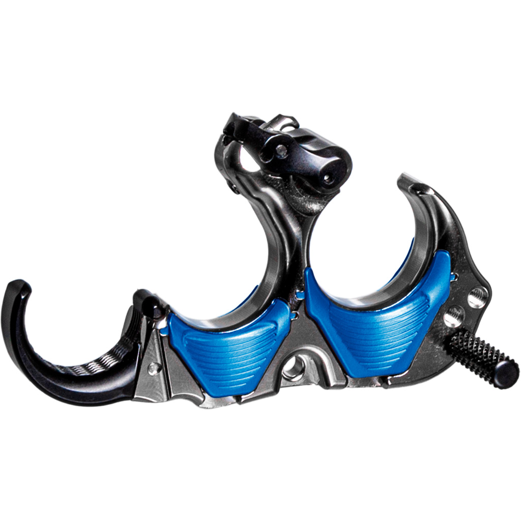 Tru Ball Aileron Hbc Flex Release Blue-quick Silver Brass 3 Finger Medium - Image 3