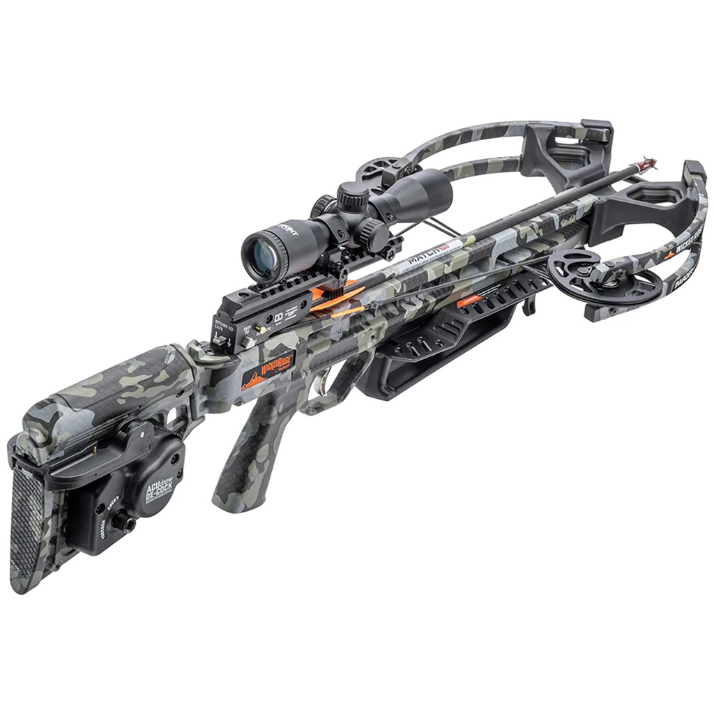 Wicked Ridge Invader M1 De-cock Crossbow Package Acudraw Pro View 400 Scope Peak Camo - Image 3