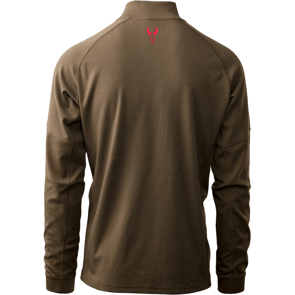 Badlands Pecora Heavyweight Merino 1-4 Zip Mud 2x-large - Image 2