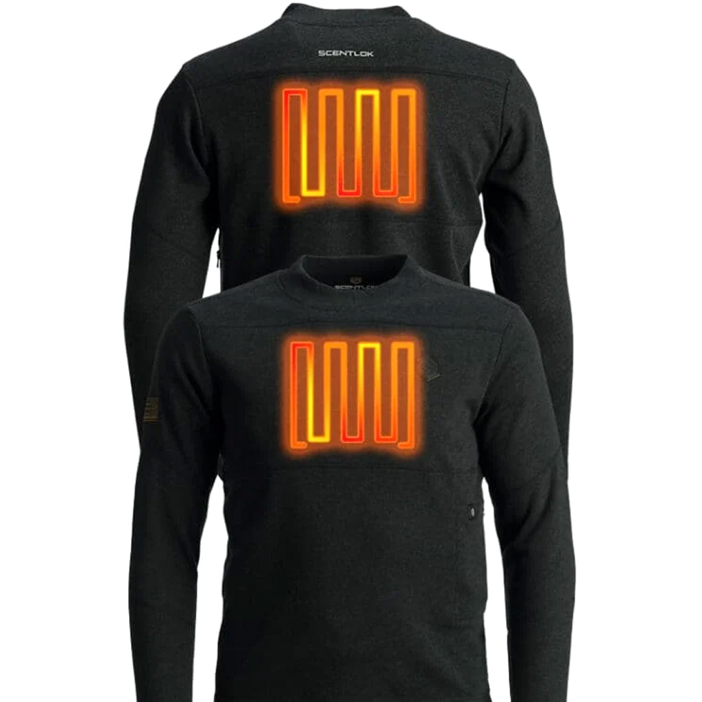 Scentlok Be:1 Trek Heated Base Shirt Blackout Black Small - Image 2