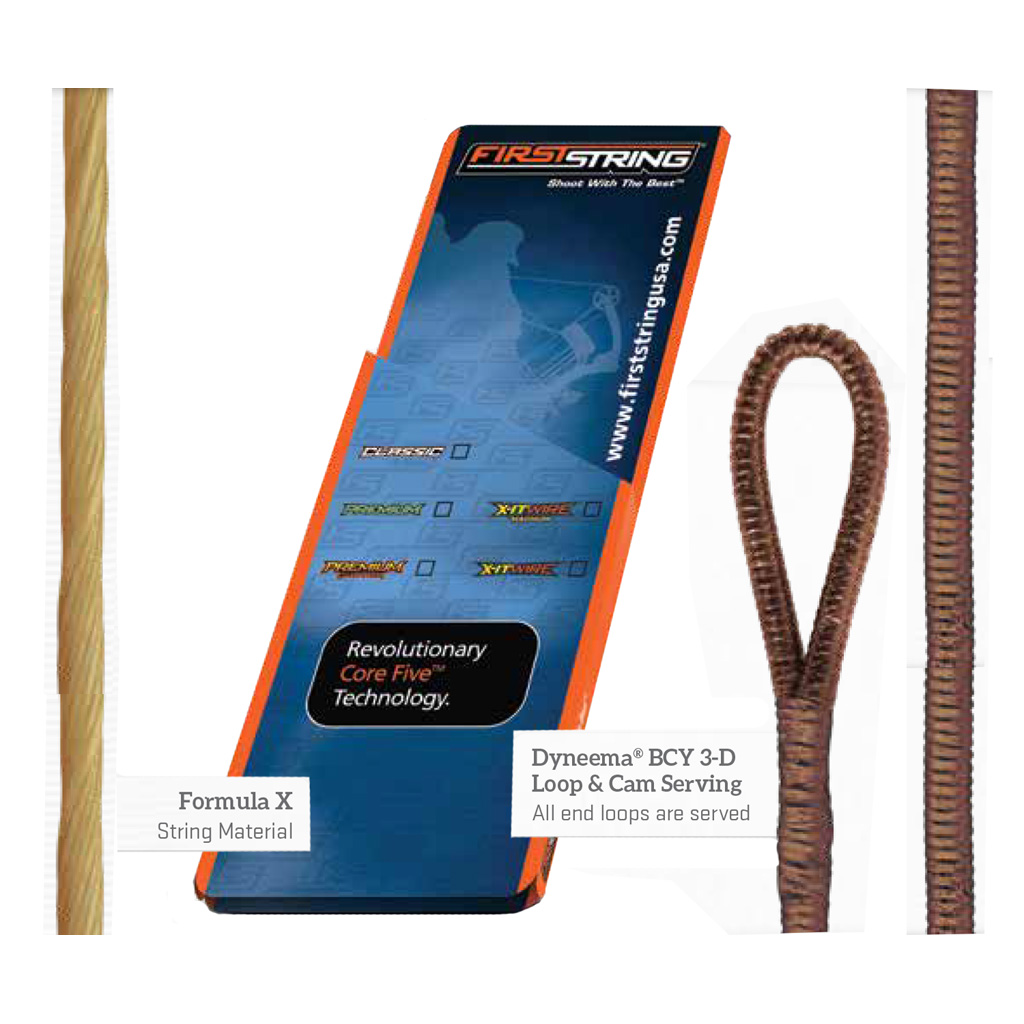 Firststring Classic String Set Buckskin W-tan Serving Bear Cruzer